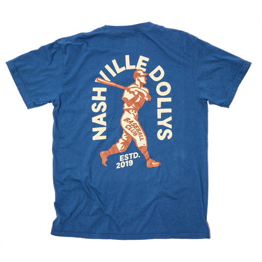 Slugger Pocket Tee - Midnight Blue