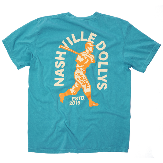 Slugger Pocket Tee - Seafoam