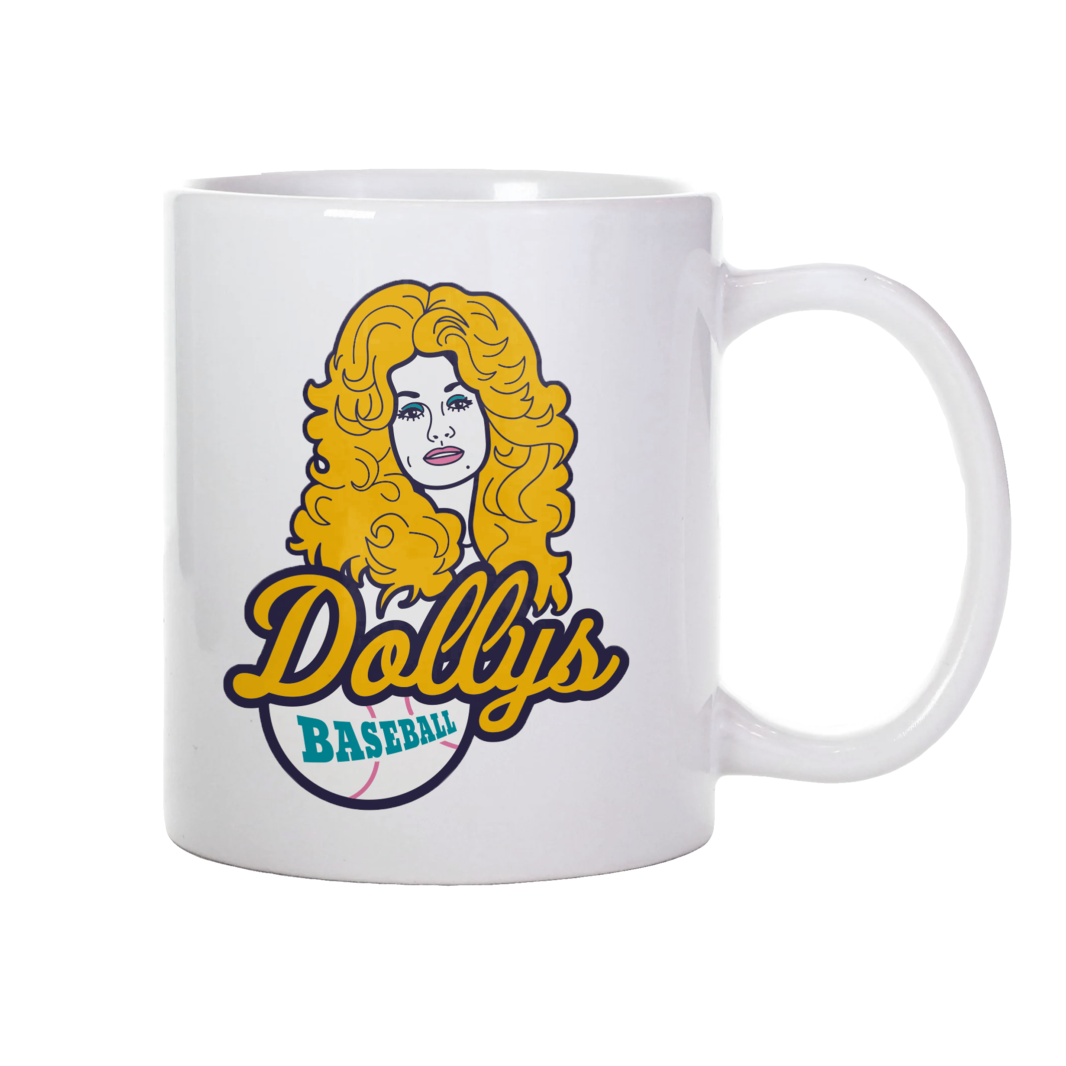 Dollys Baseball Mug Nashville Dollys