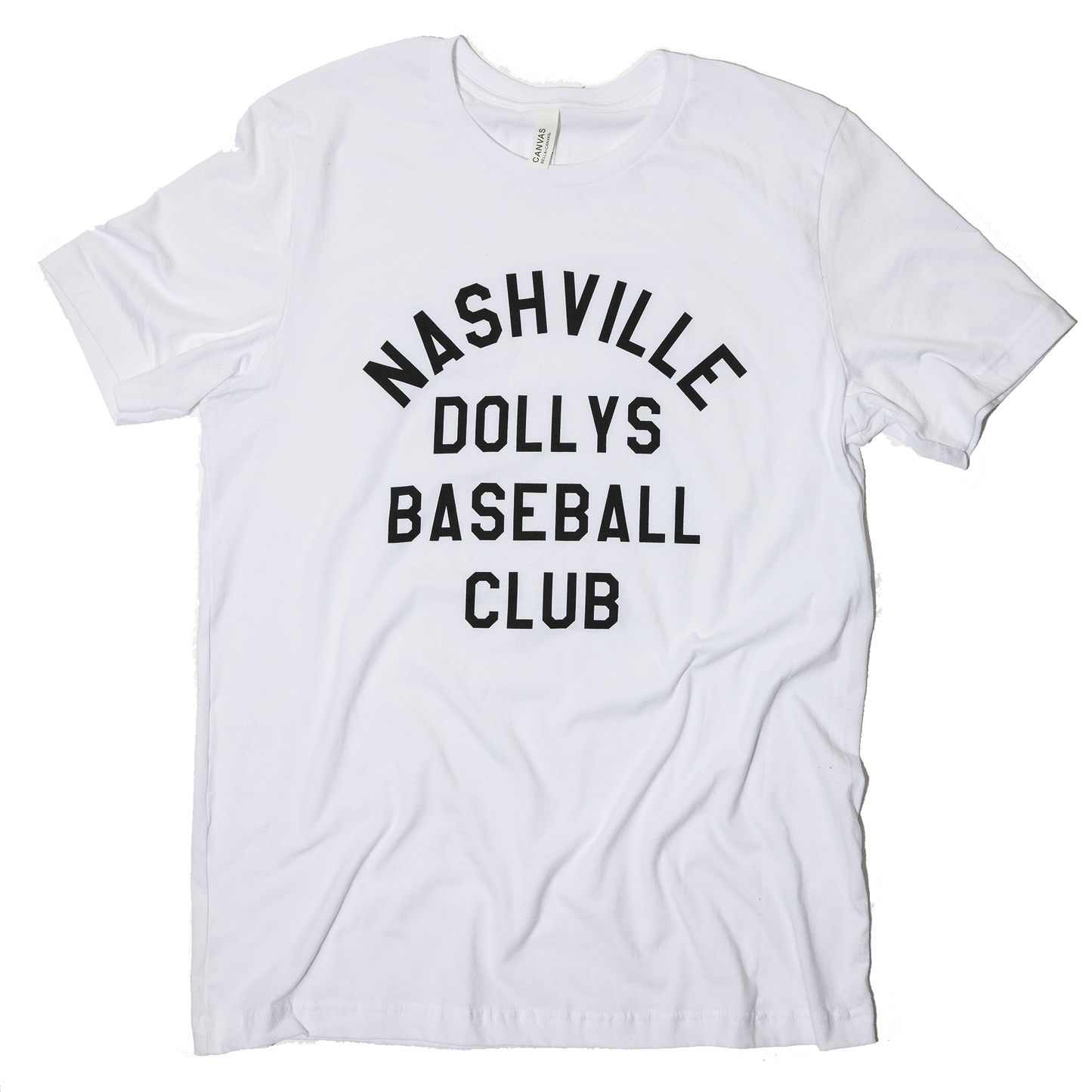 White Nashville Dollys Baseball Club T