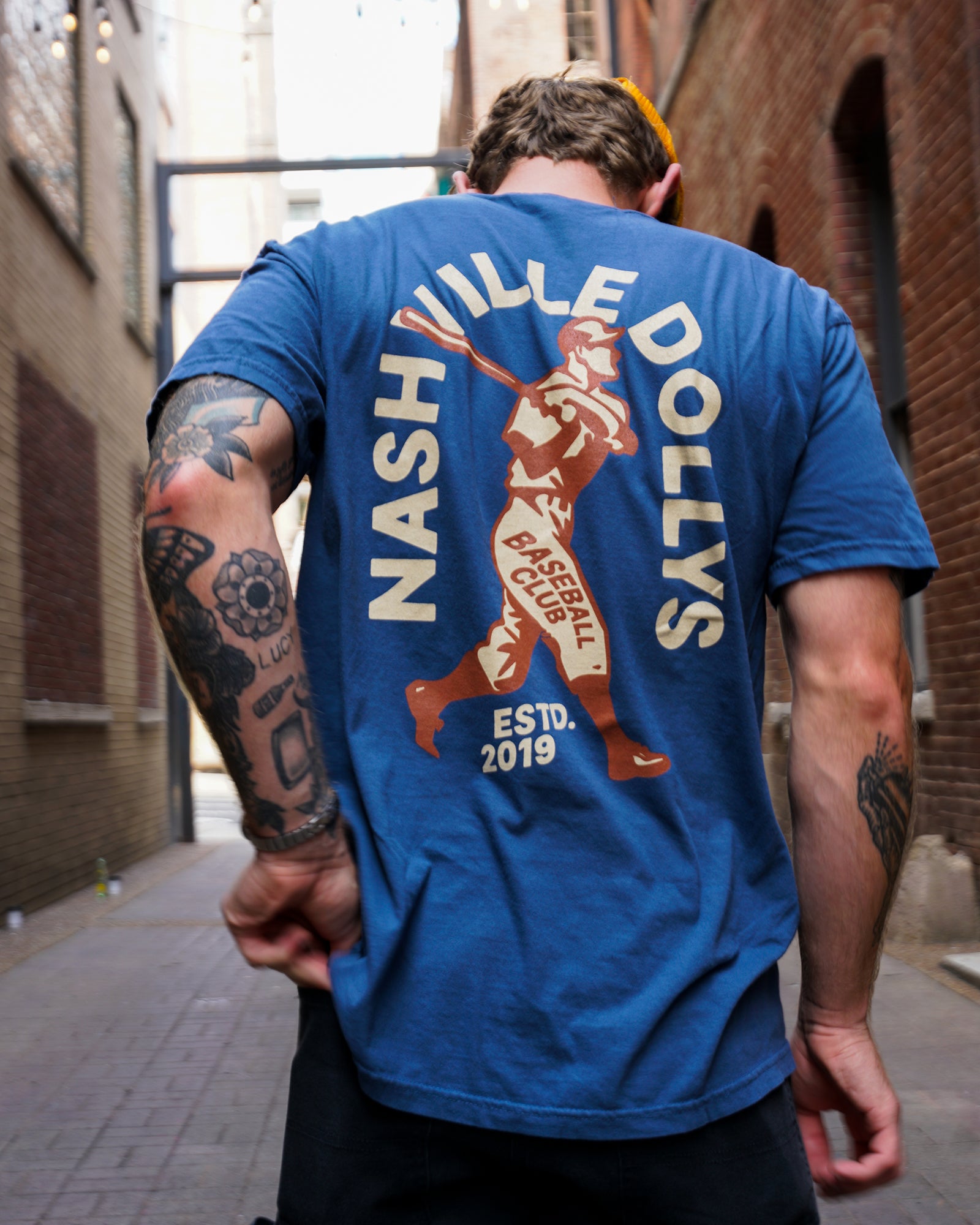 Slugger Pocket Tee - Midnight Blue