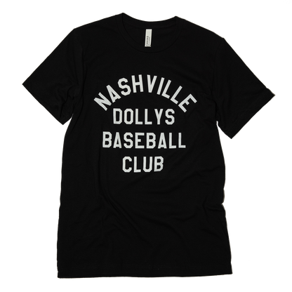 Black Nashville Dollys Baseball Club T