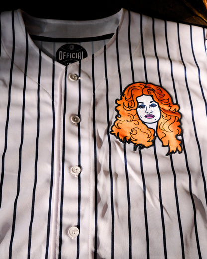 Dollys Game Day Pinstripe Jersey