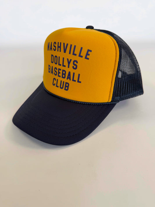 Retro Trucker Cap - Gold & Navy *Limited Run*